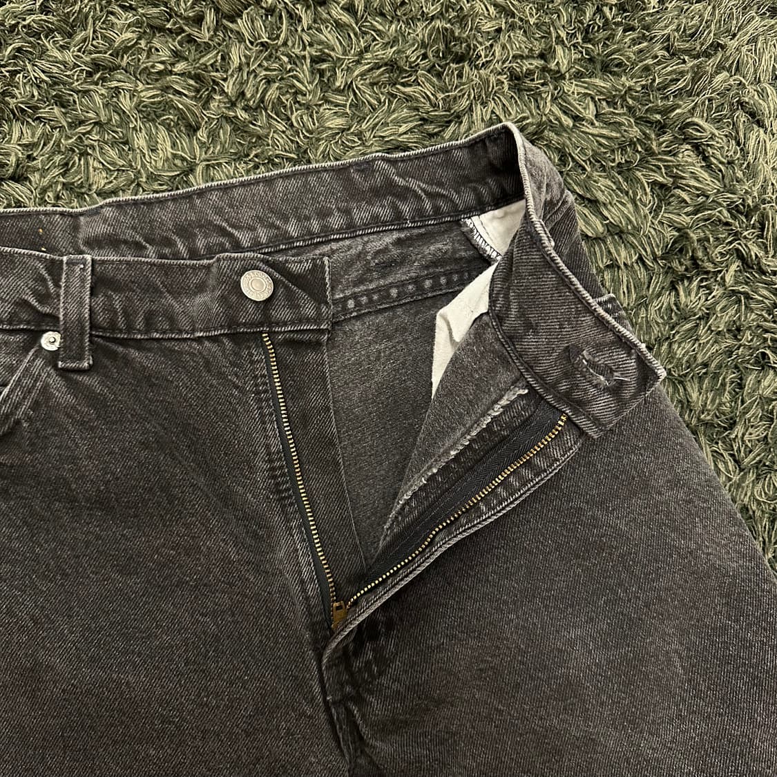 (31.5inch) 80s 리바이스 데님쇼츠 흑청반바지 상품이미지8