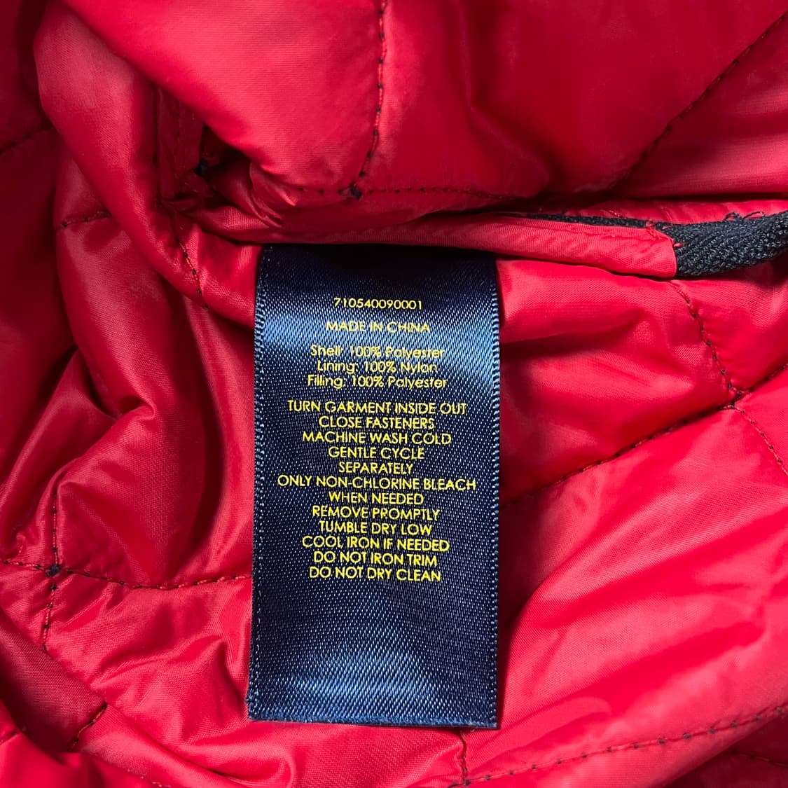 폴로 랄프로렌 퀄팅 자켓 네이비 M 상품이미지4