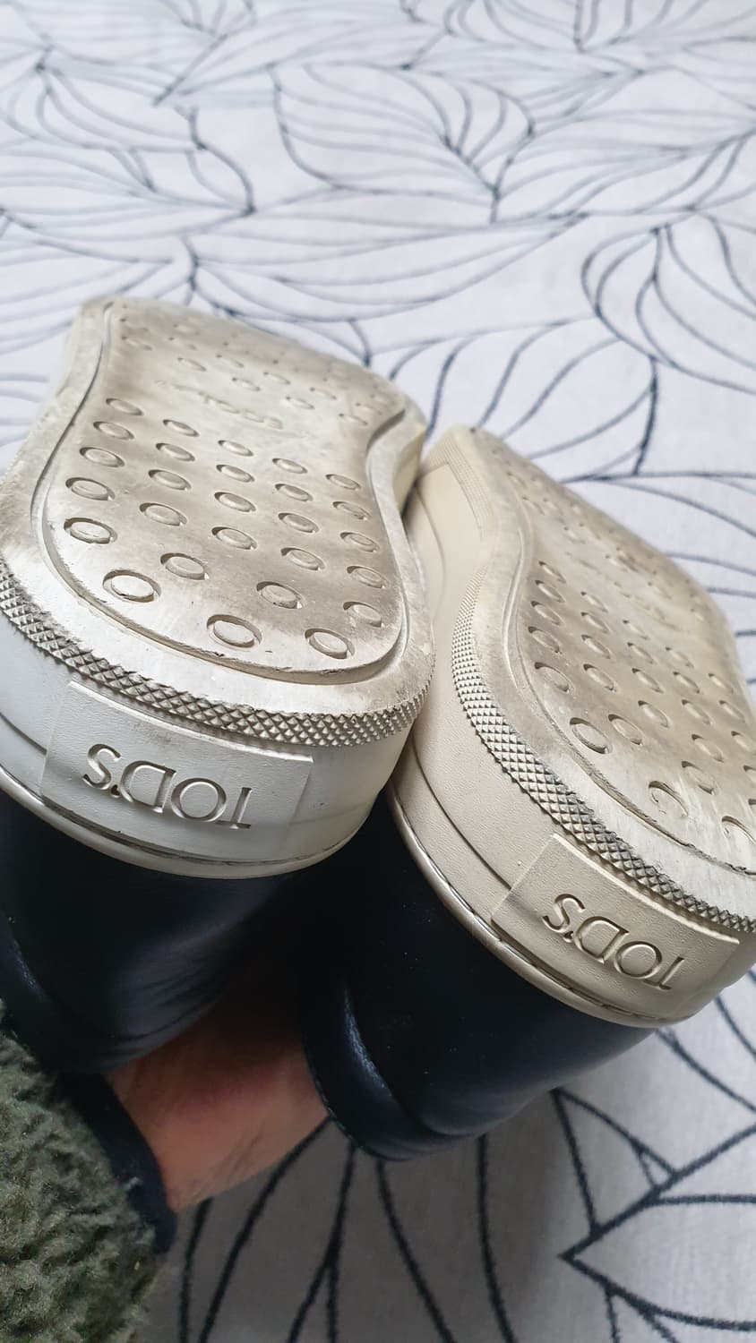 토즈 블랙 더블T 가죽 여성 슬립온 37 235~40 상품이미지9