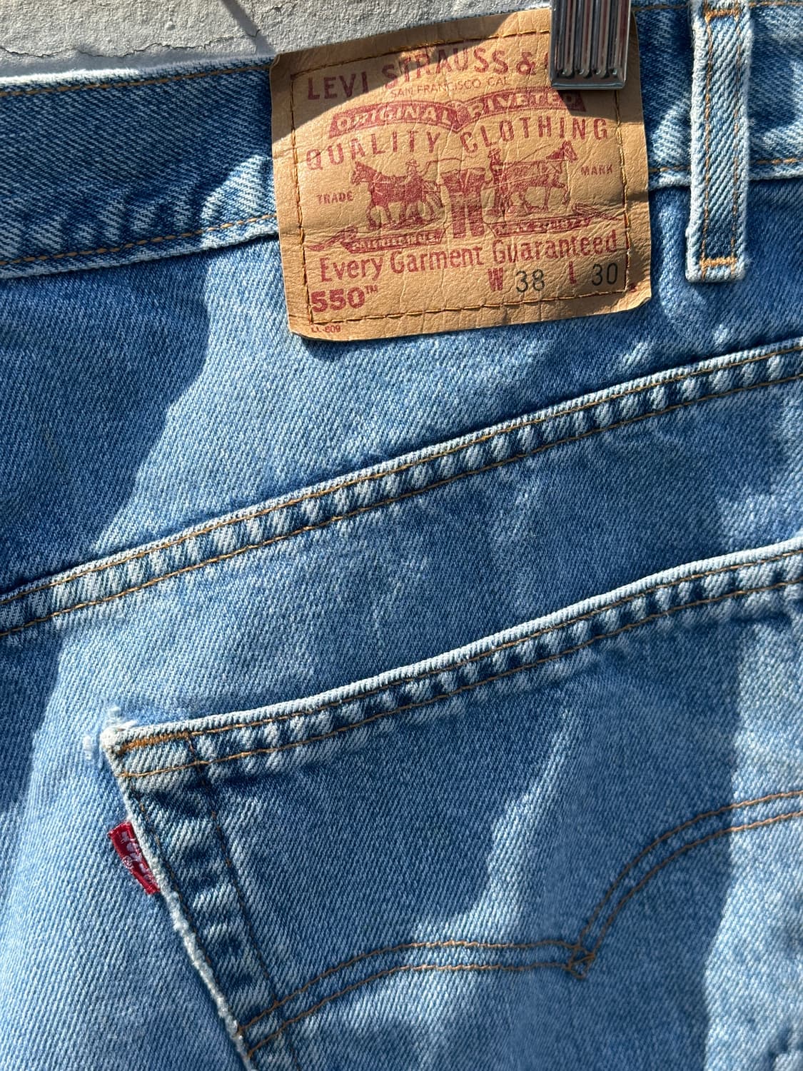 [34] 00s 리바이스 550 데님 팬츠 Mexico made 상품이미지10