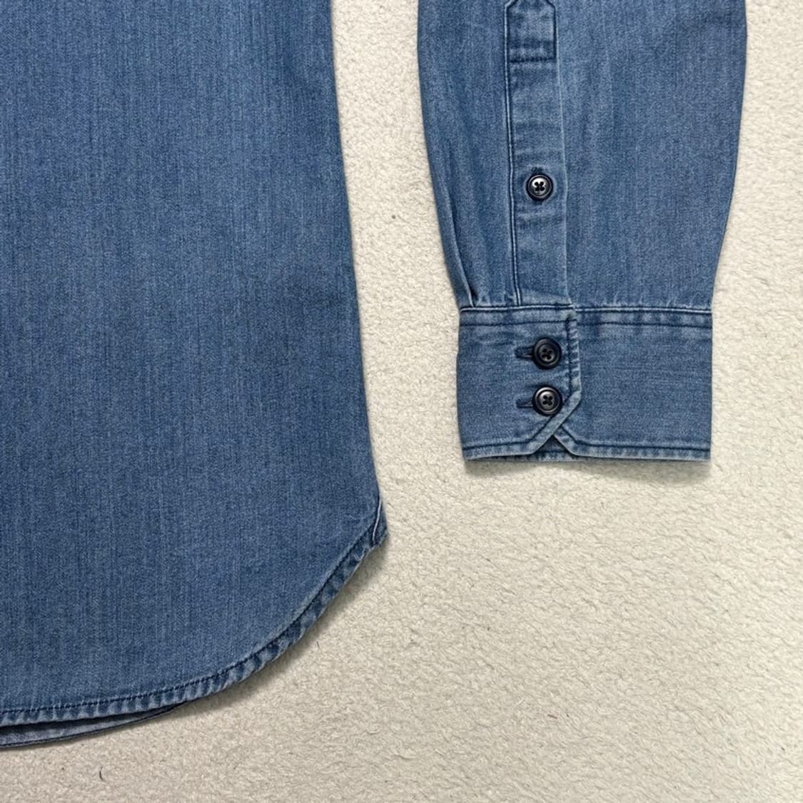 LACOSTE 중청 데님 셔츠 40 상품이미지4