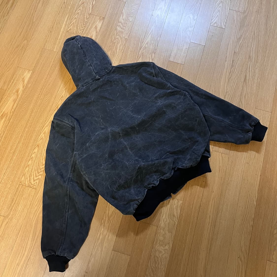 [M] 90s USA 빈티지 칼하트 액티브 자켓 JR105 BLK 상품이미지4