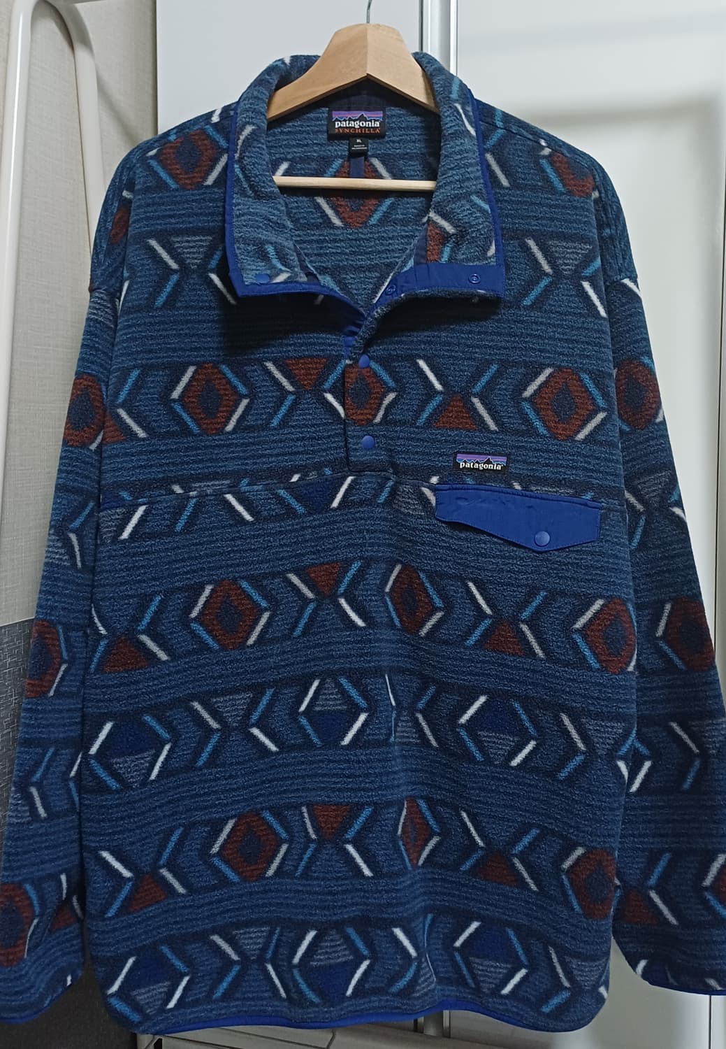 [XL] 파타고니아 신칠라 스냅티 라이프사이클 글래스 블루 상품이미지1