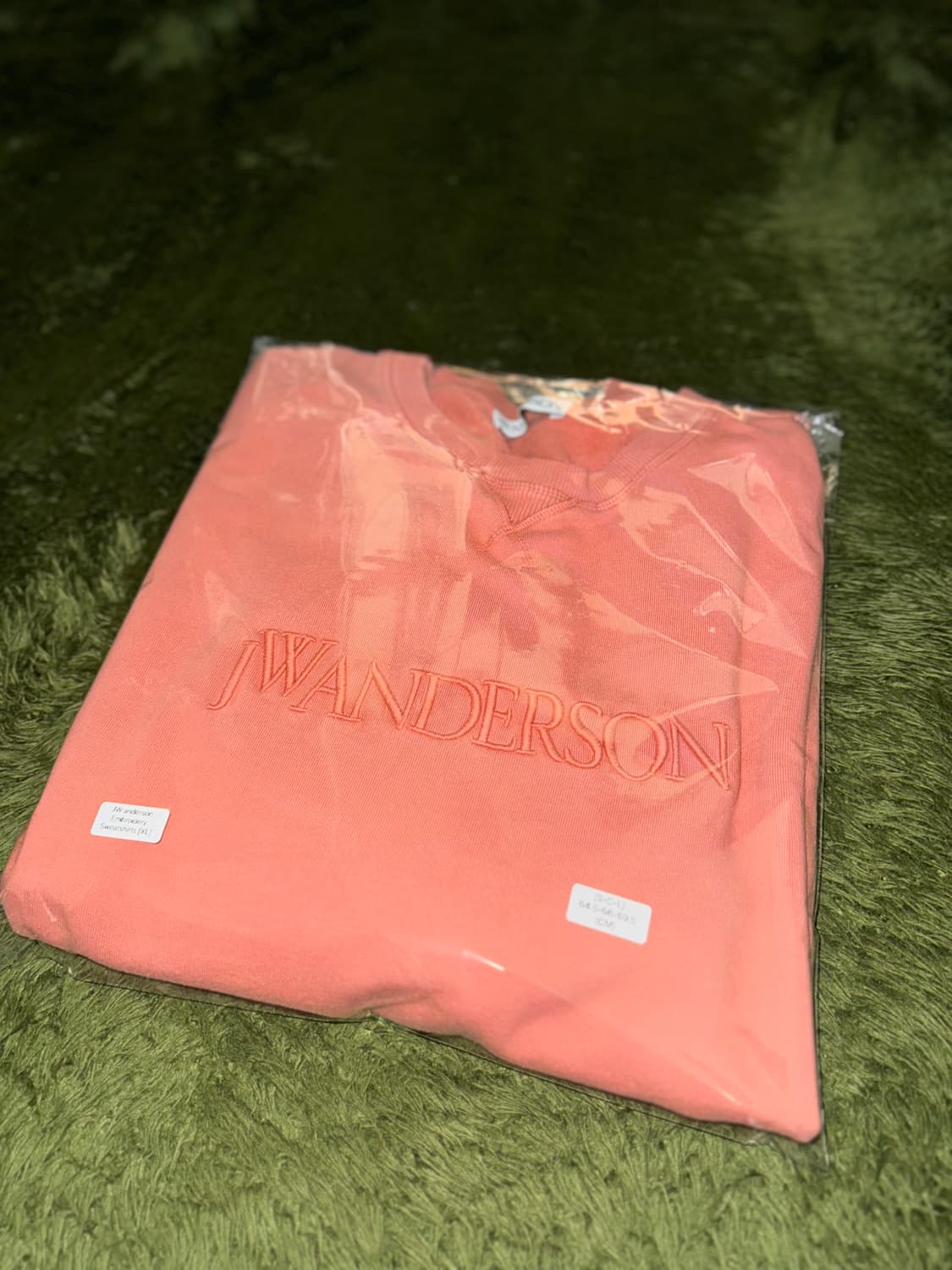 [XL] JW앤더슨 엠브로이더리 로고 루즈 핏 스웻셔츠 상품이미지10