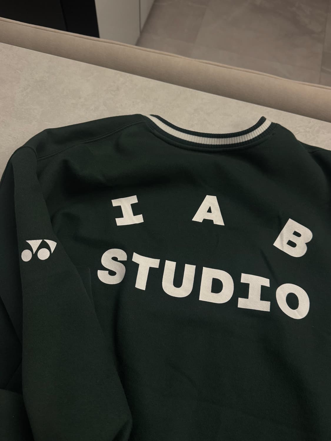 아이앱 스튜디오 x 요넥스 스웨트셔츠 그린 L 상품이미지4