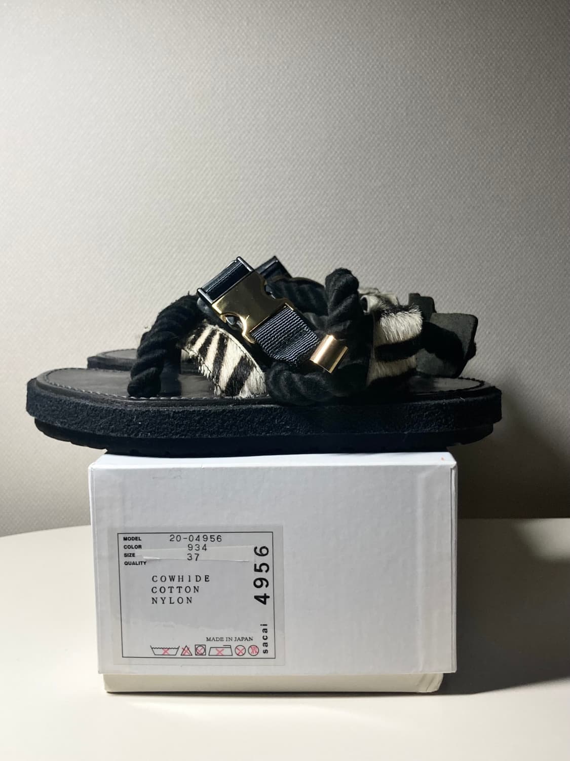 (20ss) Sacai 로프 샌들 상품이미지3