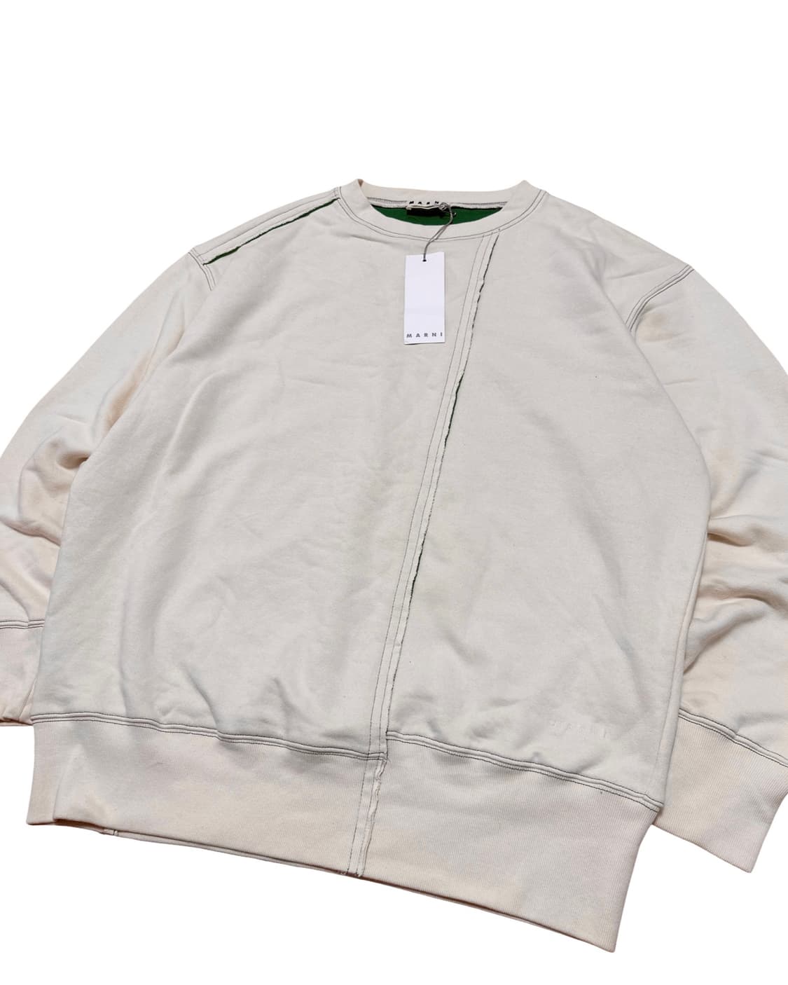 마르니 아이보리 맨투맨 (새상품) 상품이미지3