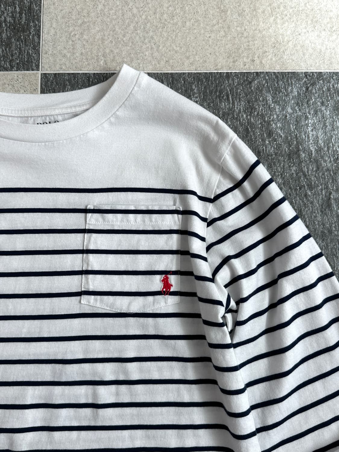 폴로 랄프로렌 스트라이프 포켓 롱슬리브  상품이미지7