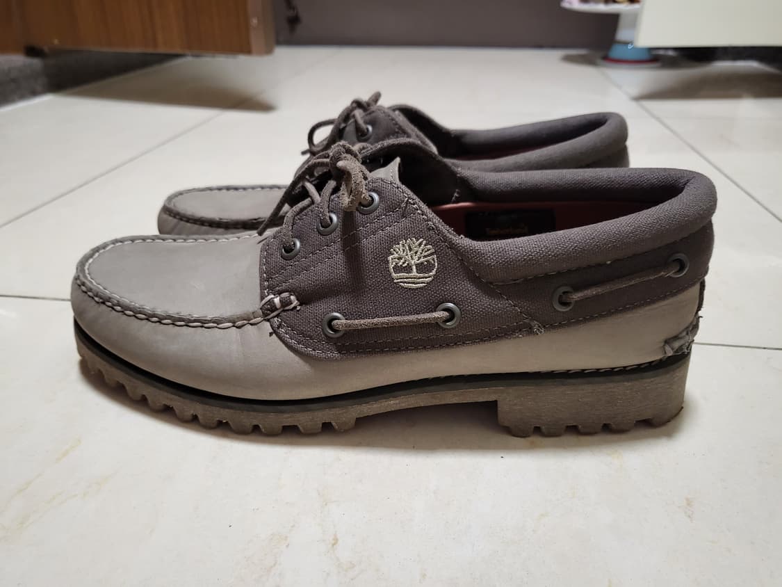 팀버랜드 3아이 로퍼 보트슈즈 올리브 누벅 270 상품이미지2