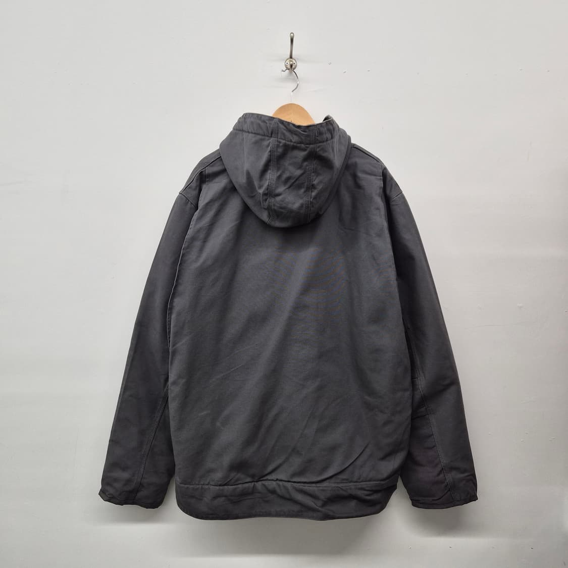 칼하트 워시드 덕 셰르파 안감 자켓 차콜 남성 XXL 상품이미지5