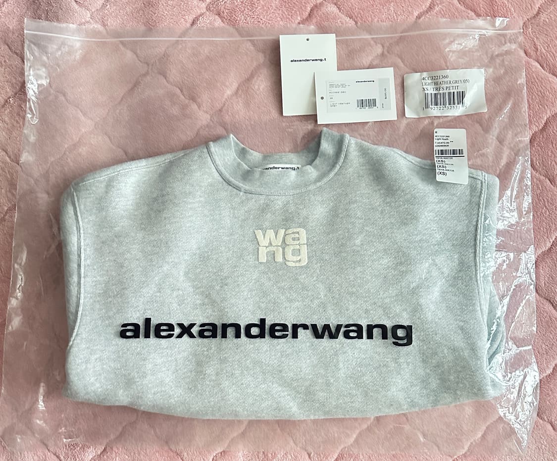 알렉산더왕 에센셜테리 스웻셔츠 XS 상품이미지5