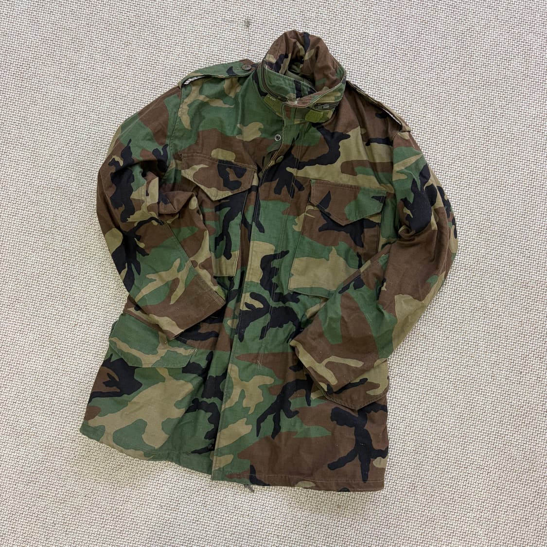 SR 빈티지 미군 카모 M-65 필드자켓0521D 상품이미지1