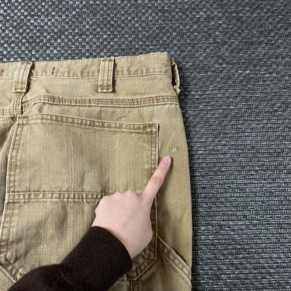 (36) Lee 리 덩가리스 브라운 백카고 카펜터 데님 팬츠 상품이미지8