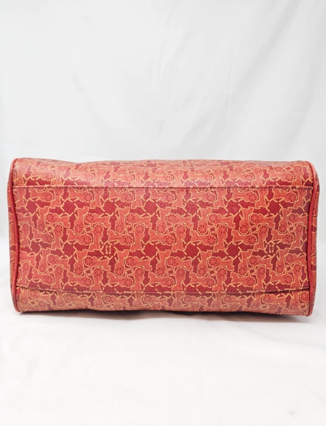 셀린느 마차 패턴 보스턴백 레드 상품이미지5