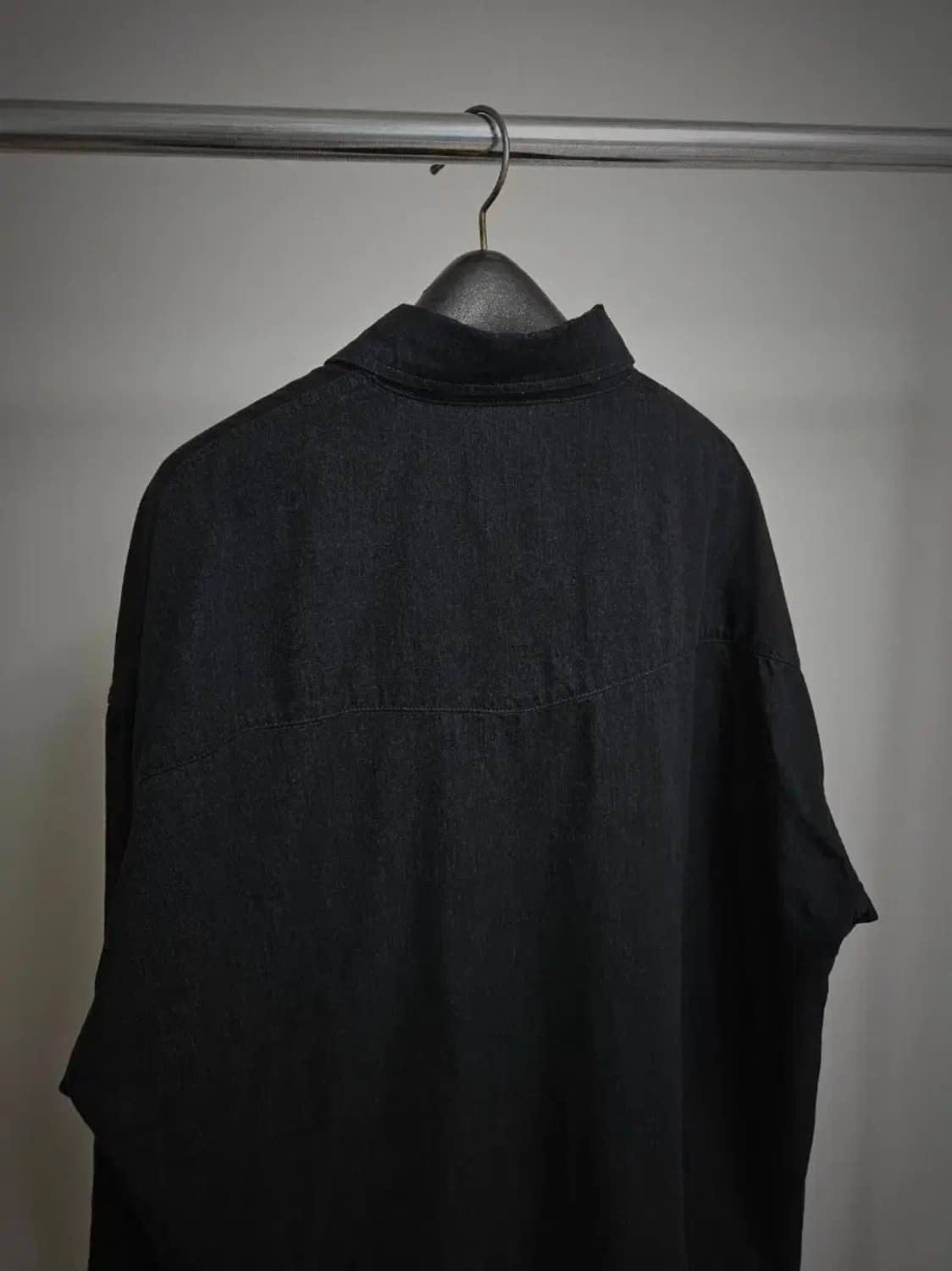 마카웨어 풀라이닝 오가닉 코튼 셔츠자켓 블랙 상품이미지6