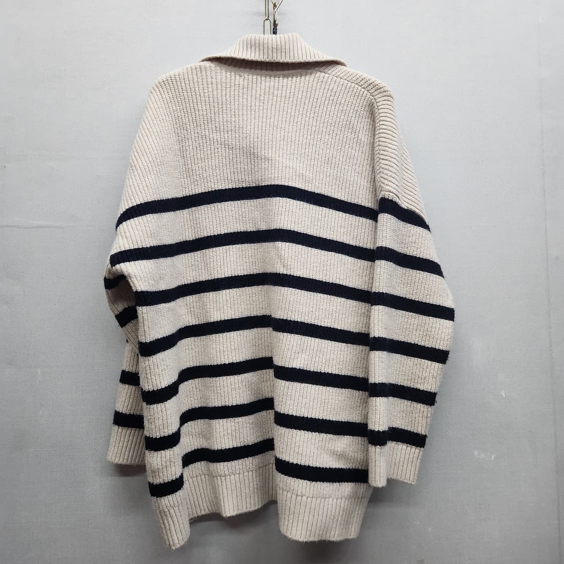 자라 스트라이프 카라넥 니트 2XL 상품이미지3
