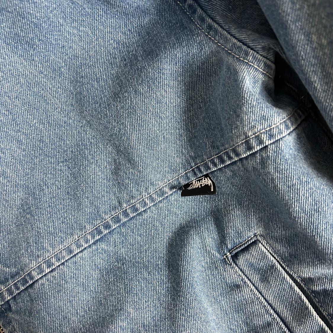 L 스투시 데님 워크 자켓 상품이미지5