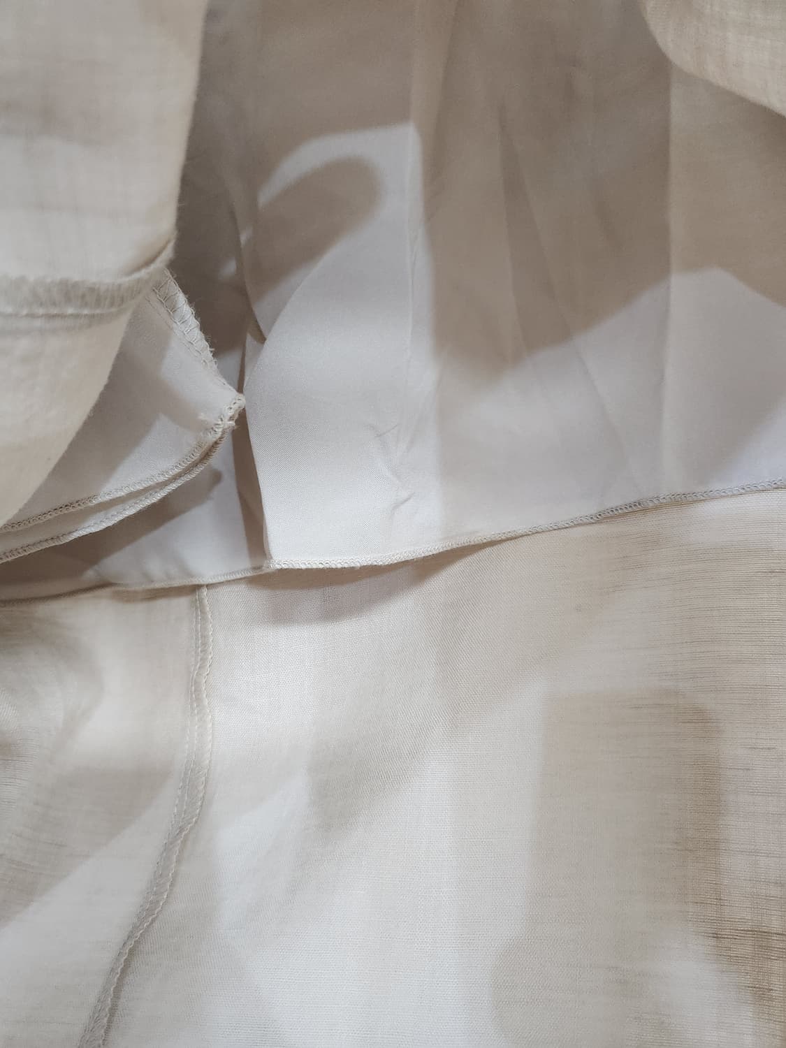 1107) 린넨 블렌드 롱 스커트 상품이미지3