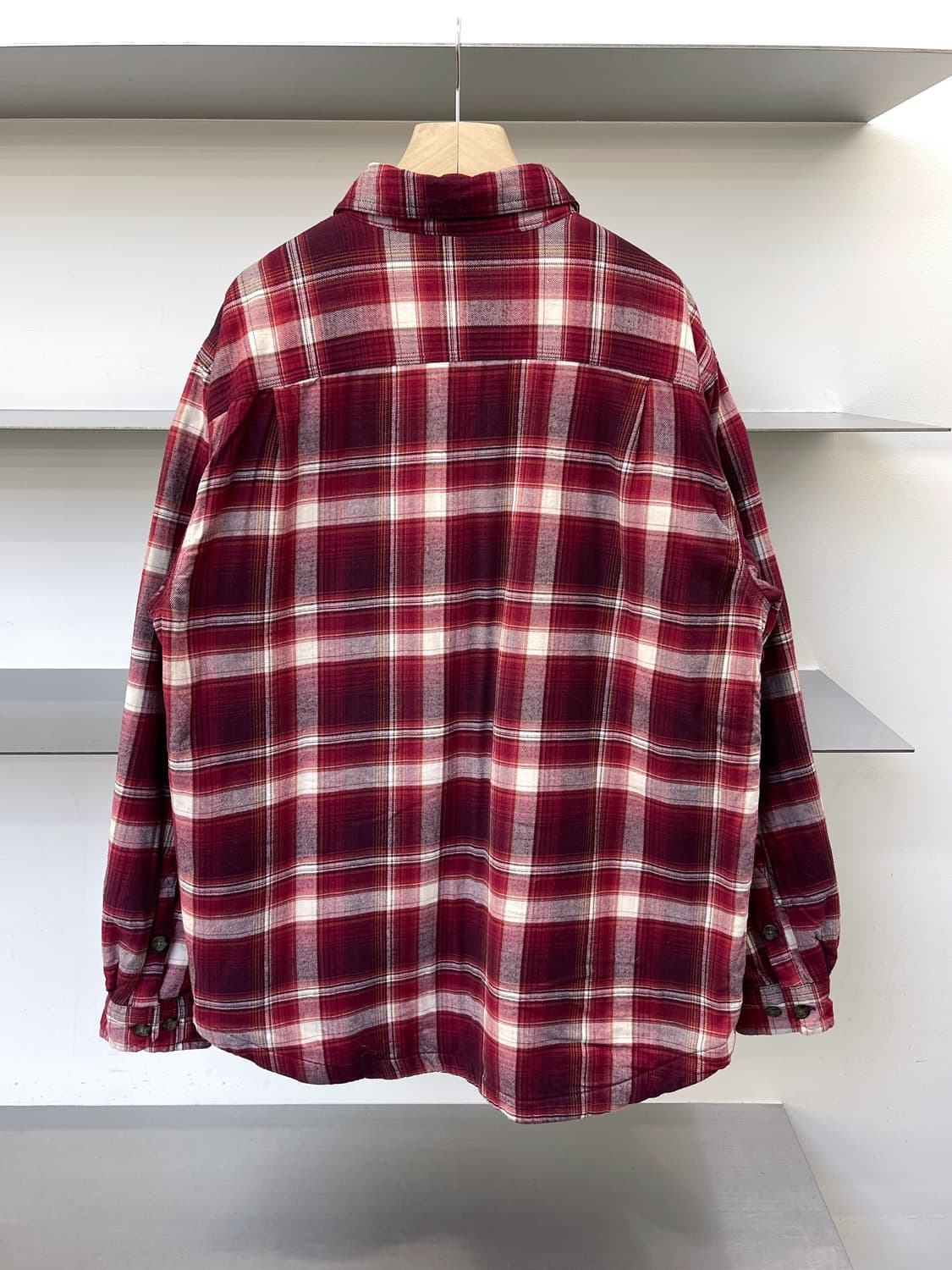 칼하트 러그드 플렉스 플란넬 체크 셔츠 상품이미지4