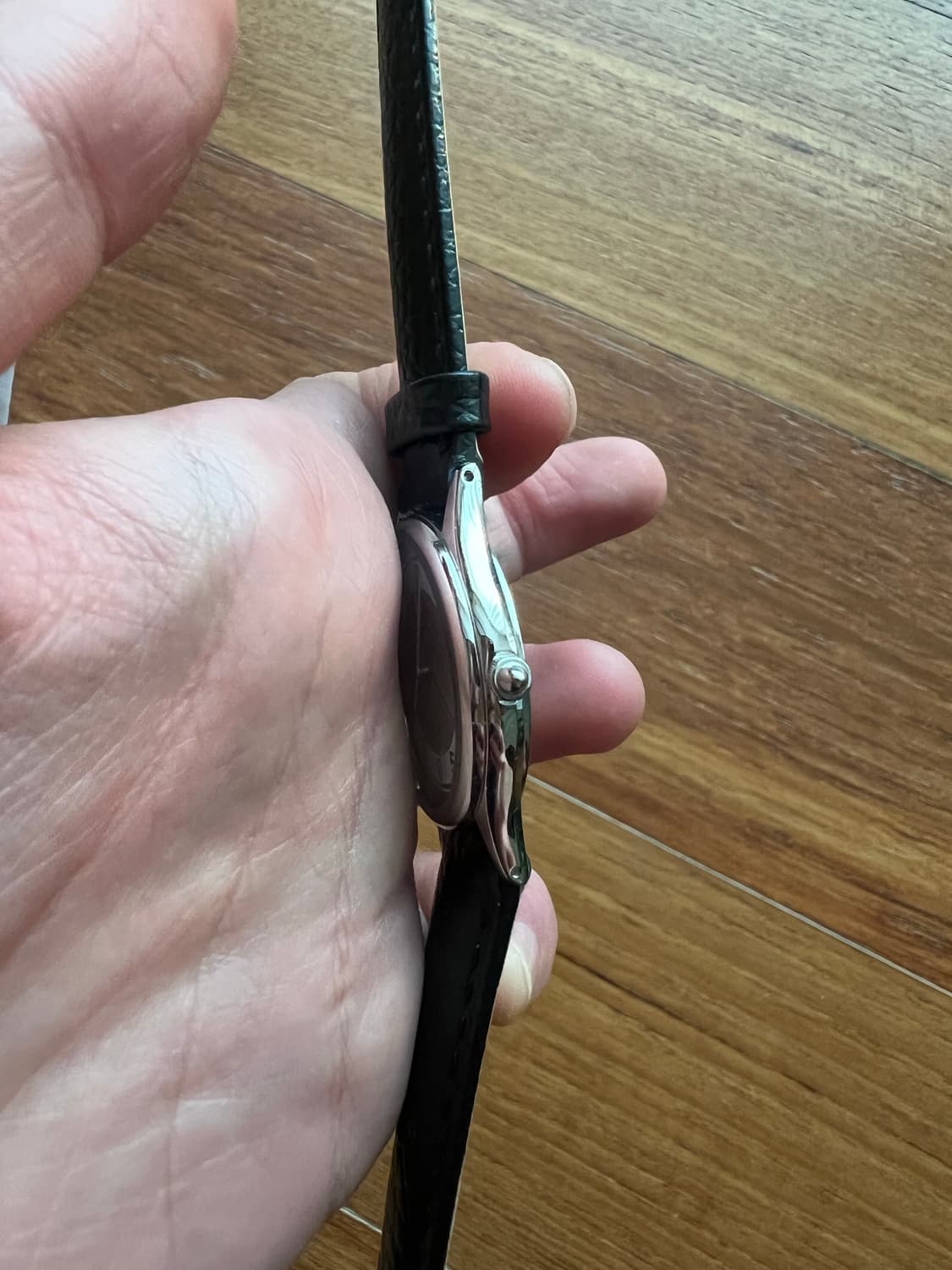 (매우 희귀) 세이코 빈티지 턱시도 다이얼 까보숑 용두 남녀공용 상품이미지4