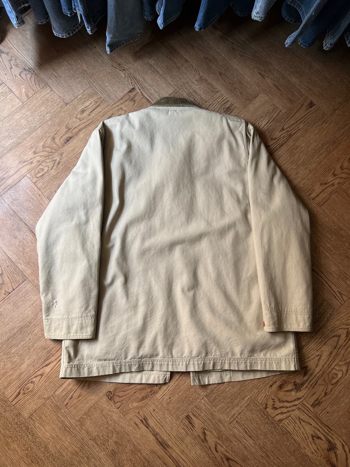 [L]L.L.Bean USA 엘엘빈 타탄체크 라이닝 아이보리 헌팅 자켓 상품이미지9