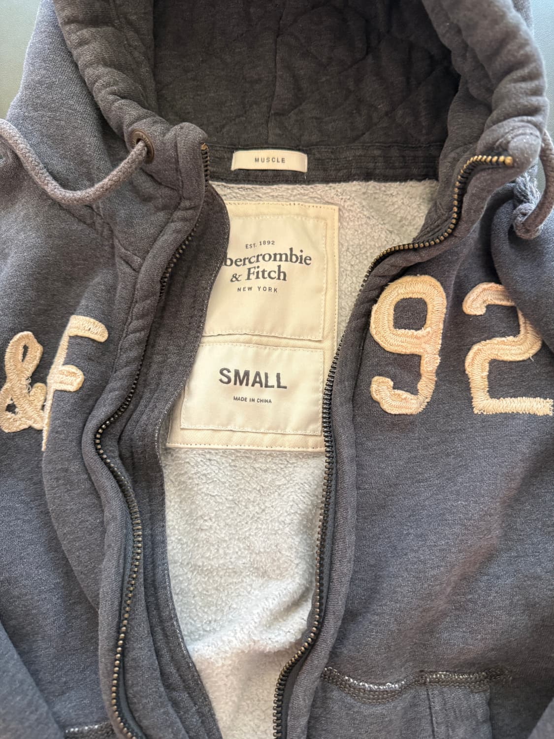 A&F 아베크럼비 후드  하이  집업 S  아베크롬비  구재 빈티지 상품이미지2