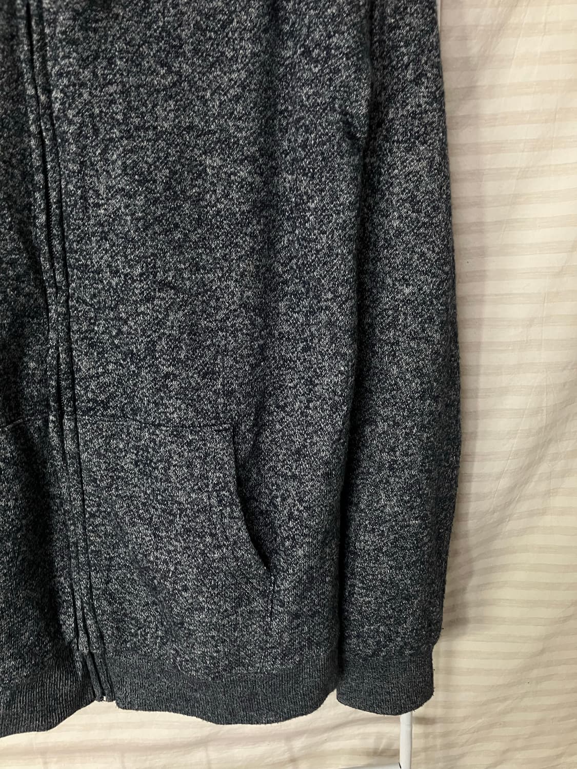 빈티지 블루 노이즈 후드 집업 y2k 스트릿 갸루 펑키 일본빈티지667  상품이미지4