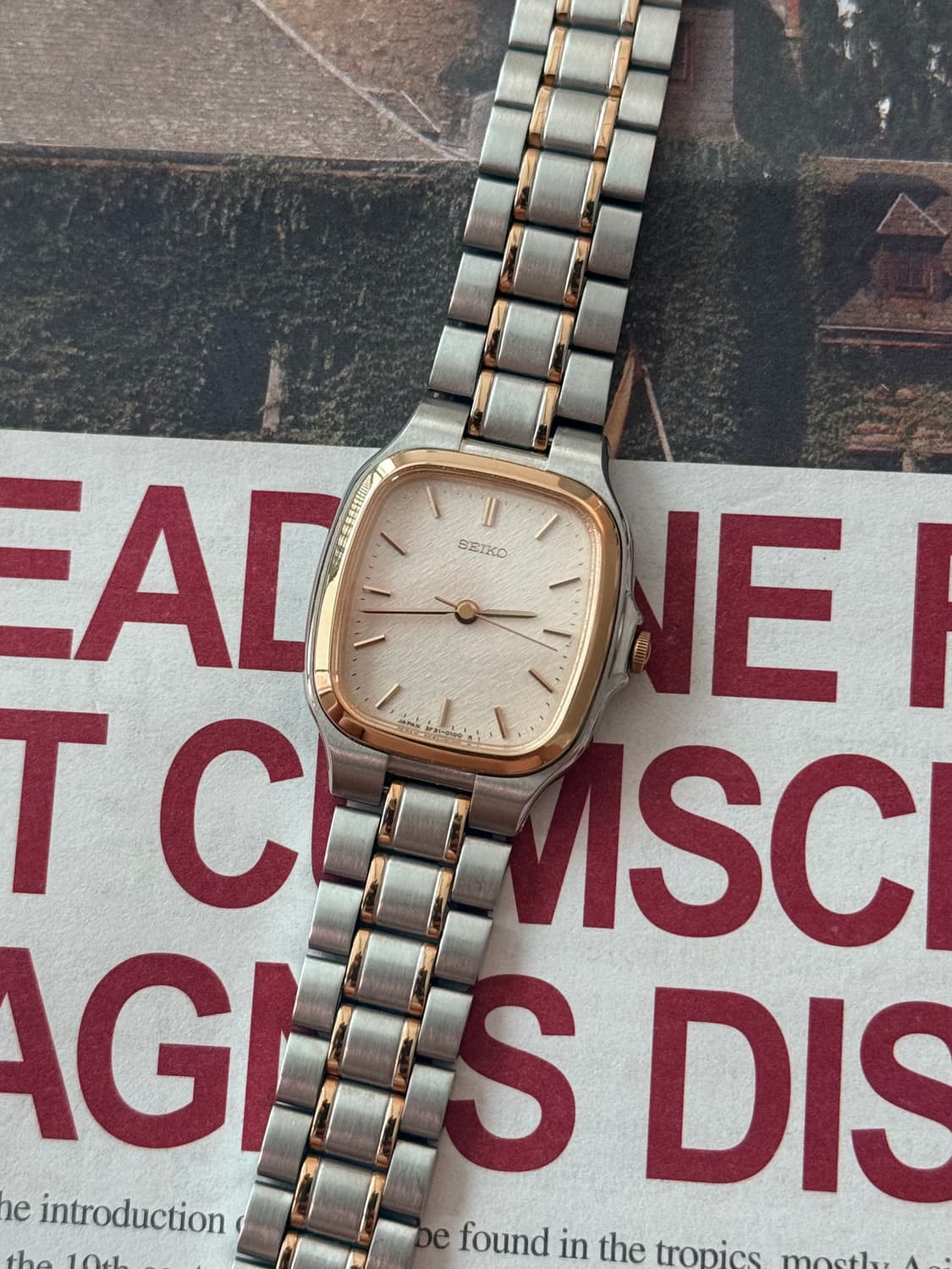 Seiko 세이코 Square Quartz Combi 상품이미지1