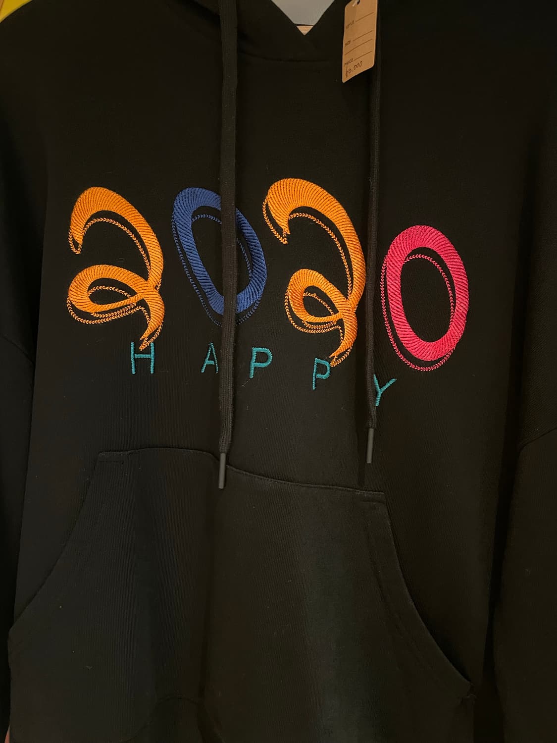 2020 happy 프린팅 오버핏 후드티 상품이미지2