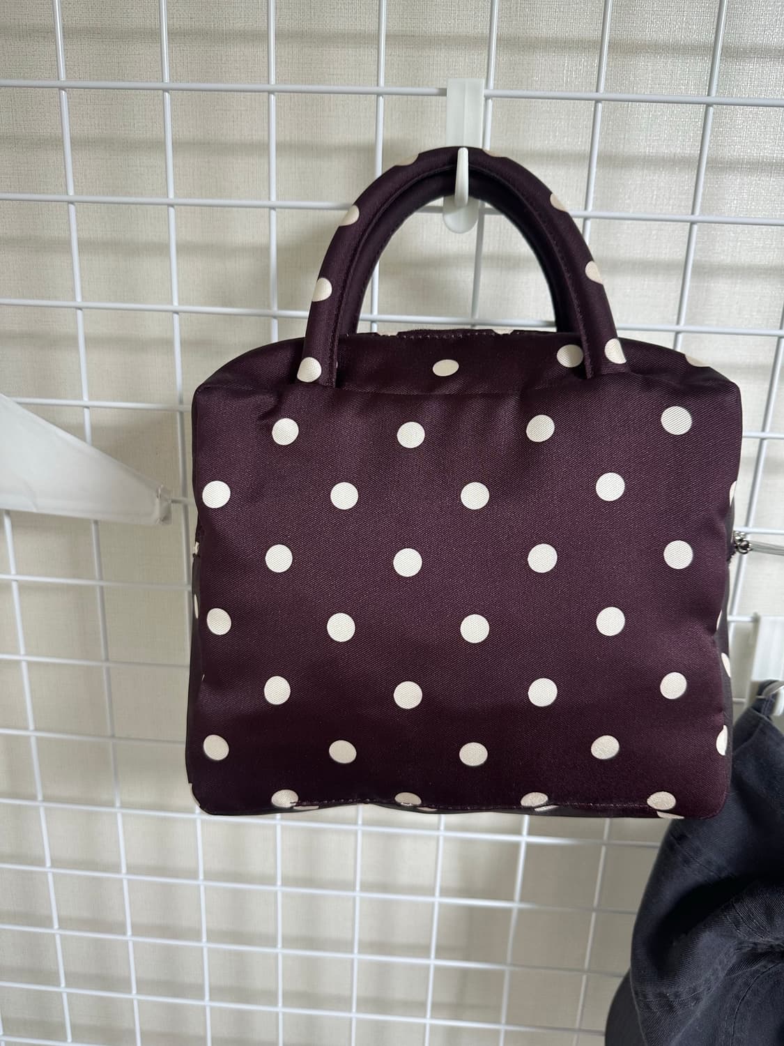 피치바스켓마켓 도트백퍼플 상품이미지2