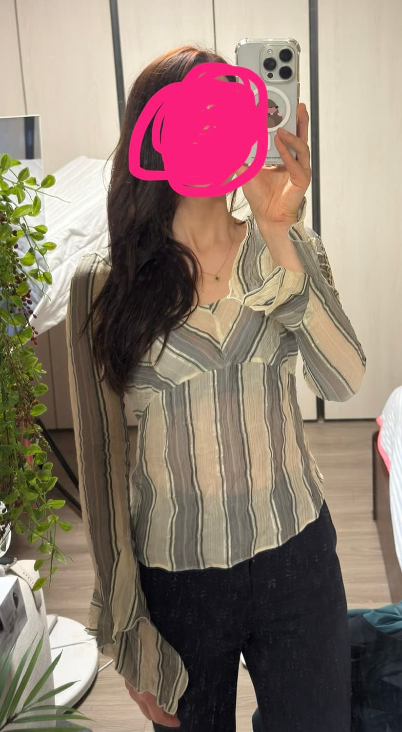 착샷-Istvan Francer 실크 블라우스 상품이미지6