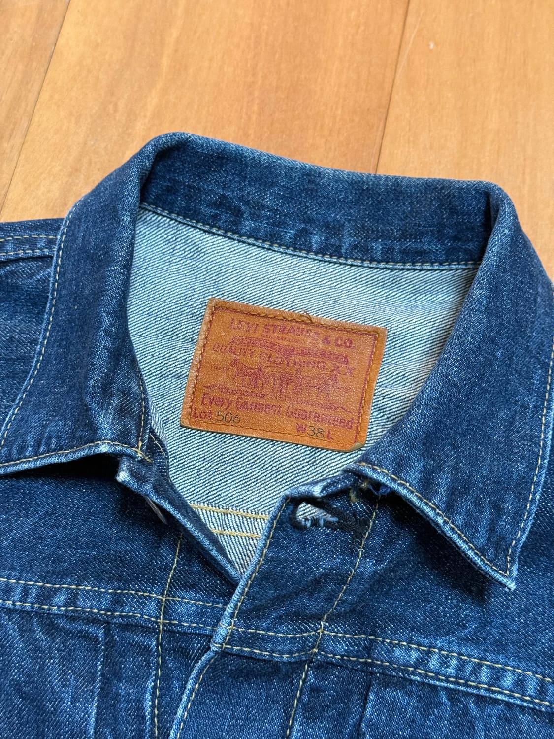 일본 리바이스 71506 1세대 38사이즈 상품이미지2