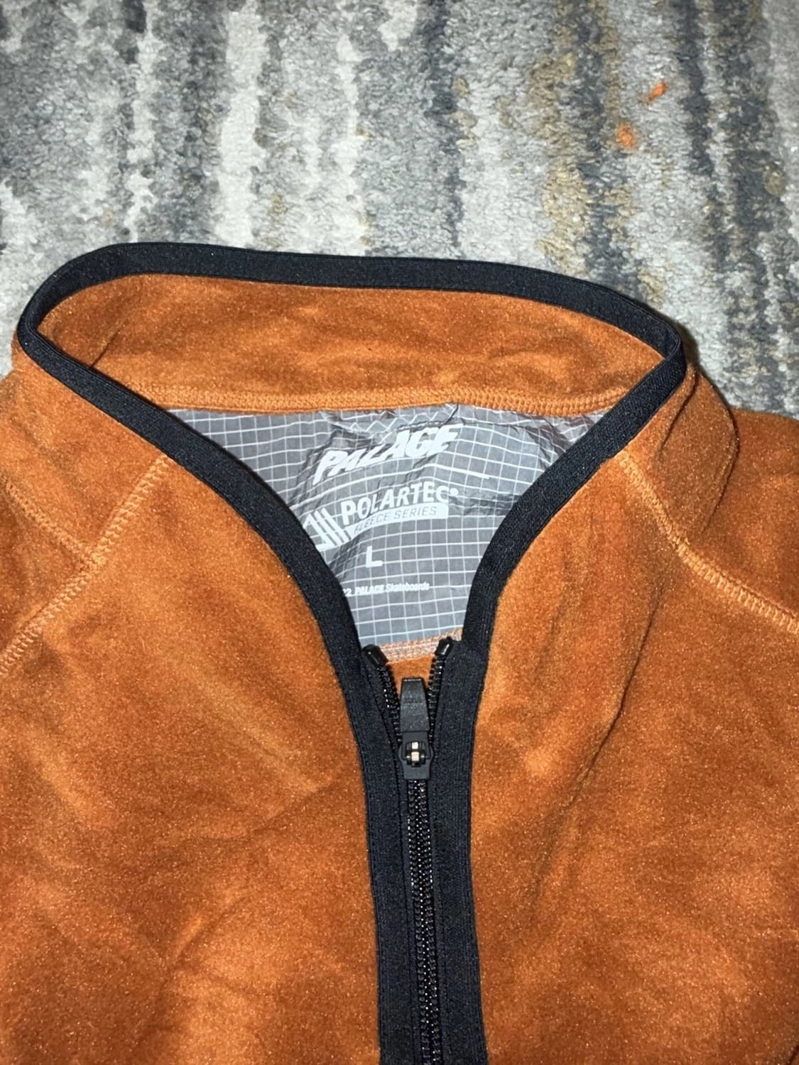  22FW 팔라스 폴라텍 1/4 집 자켓 오렌지 상품이미지5