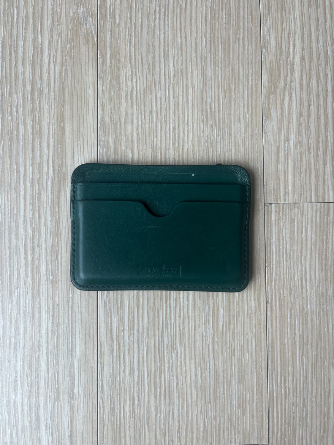 그레이그레이 페블 카드지갑 그린 상품이미지1