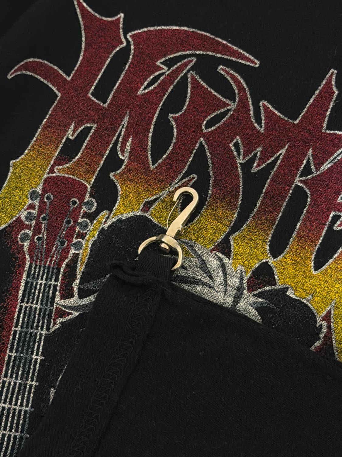 히스테릭글래머 메탈 스컹크 풀오버 블랙 상품이미지2