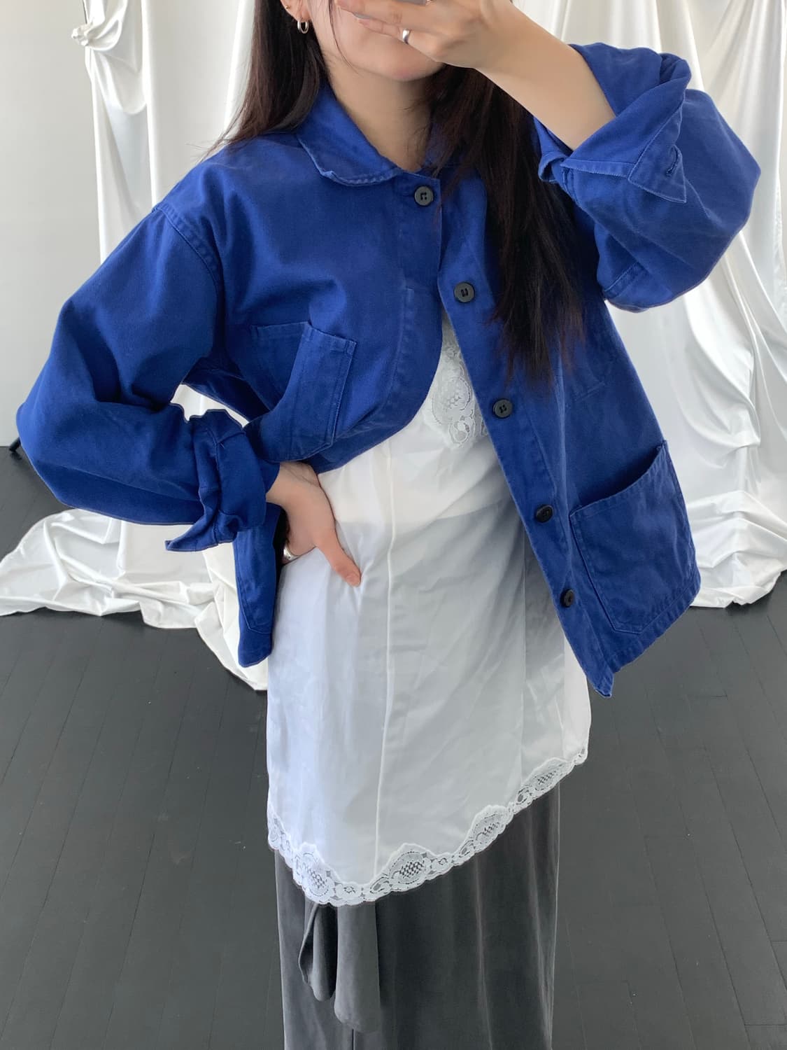 Blue work jacket  상품이미지2