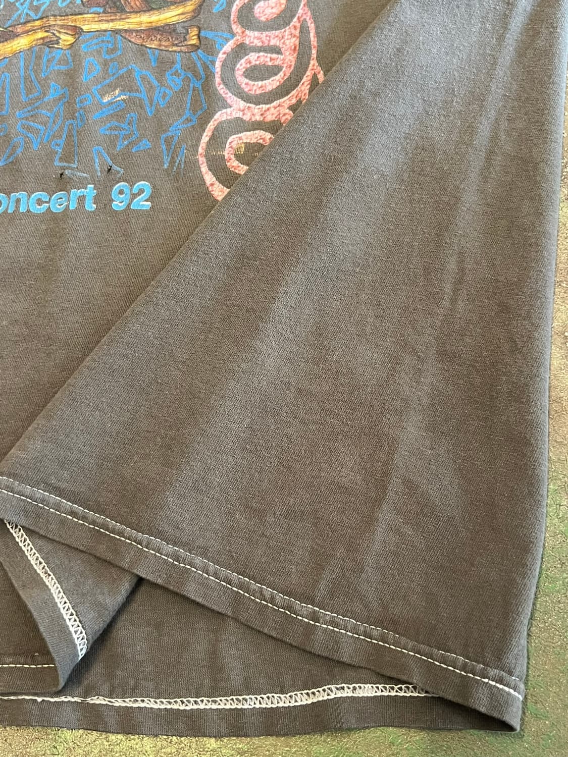 [XL] 메탈리카 Live In Concert 92 스컬 그래픽 밴드티 상품이미지6
