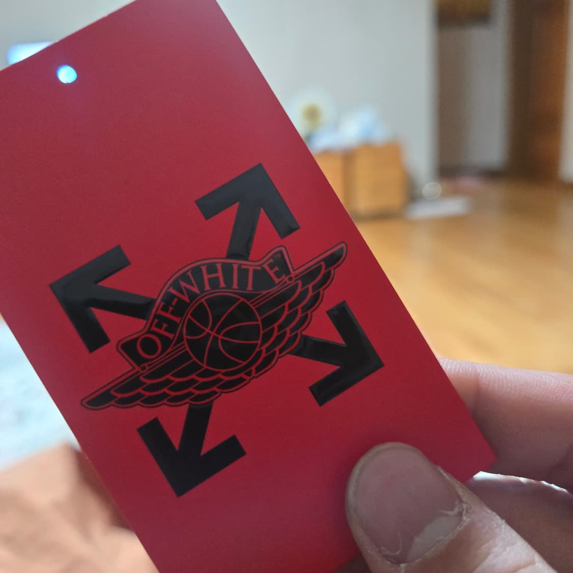 조던 오프화이트 후드티 블랙 상품이미지5