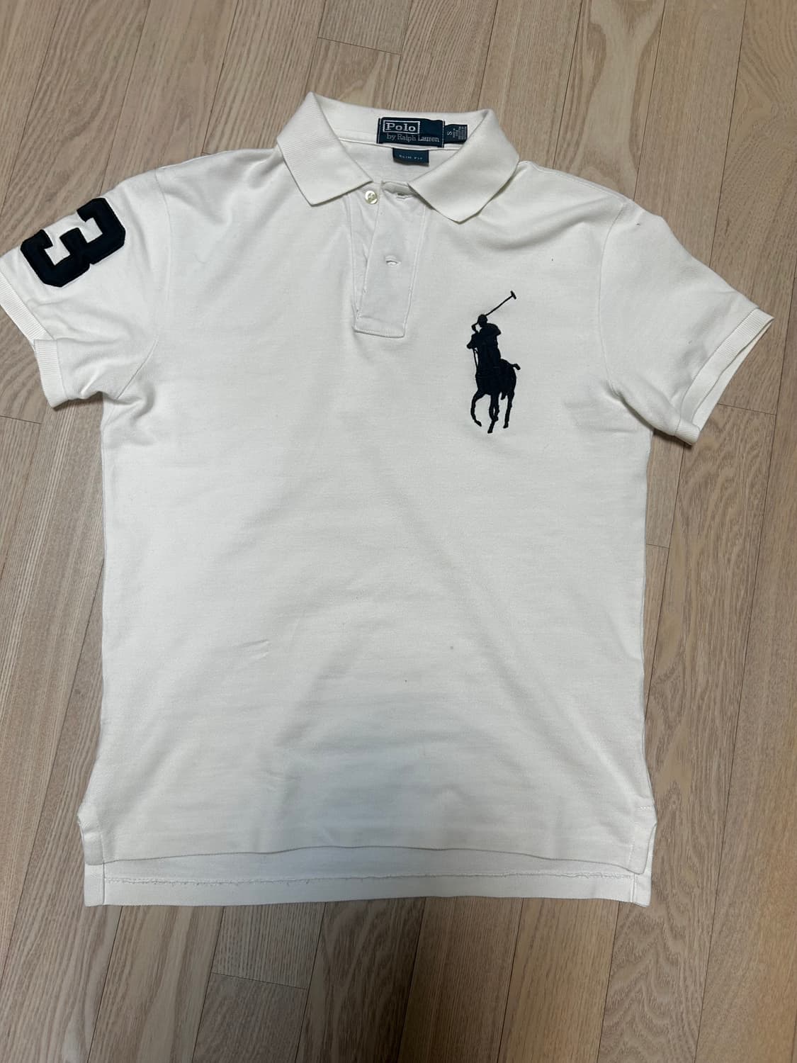 폴로 빅포니 치프키프 반팔 화이트 카라티 상품이미지1