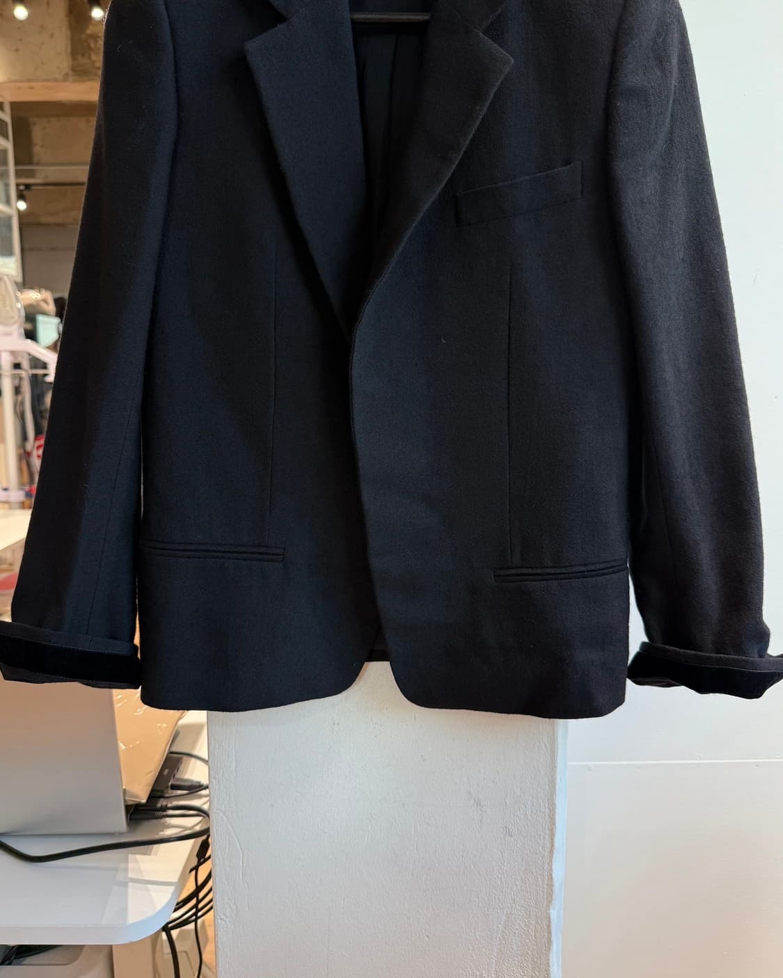 하이더 아커만 블랙 히든버튼 블레이저 자켓 상품이미지6