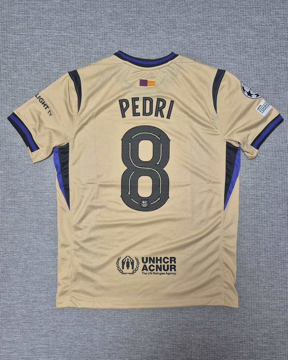 25-26 바르셀로나 어웨이 페드리 유니폼 M 레플리카(하자있음) 상품이미지1