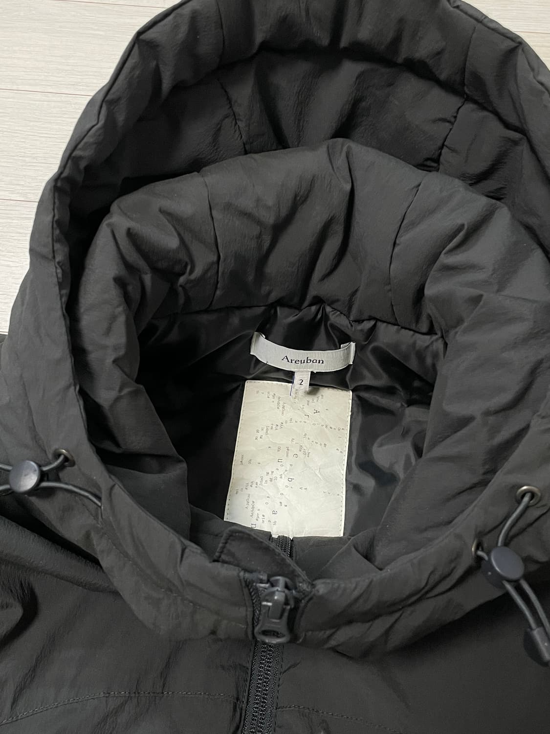 [2]아르반 라이트 쉘 패디드 자켓 차콜 상품이미지2