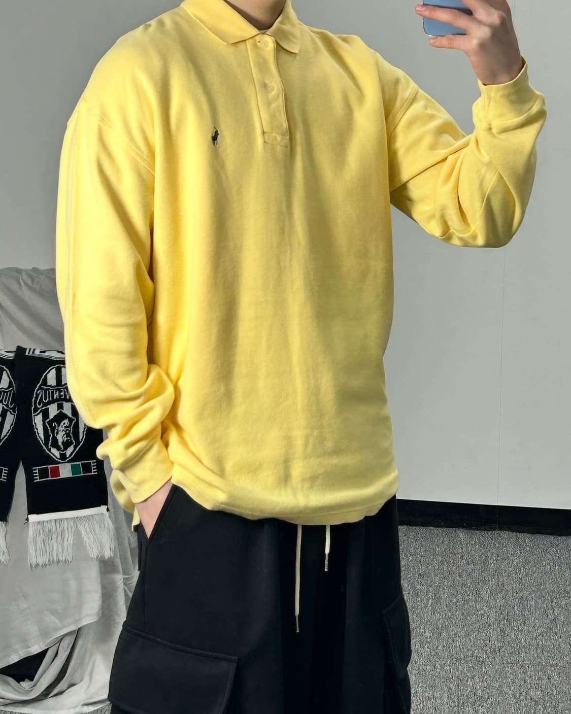 폴로 랄프로렌 옐로우 긴팔 PK 카라티  상품이미지2