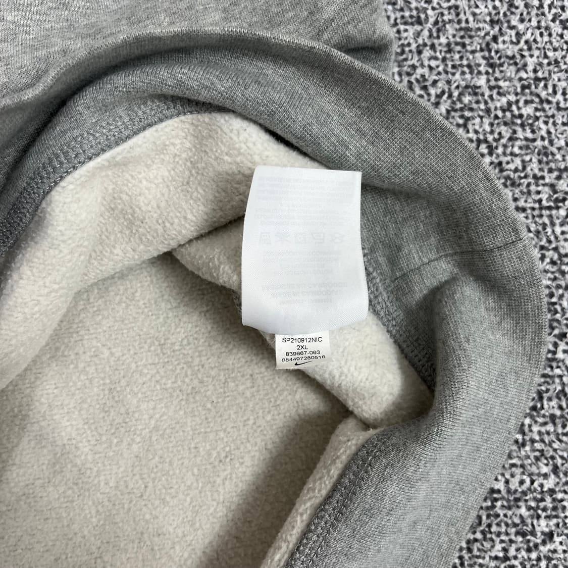 <나이키 스몰 스우시 맨투맨> No.1269 상품이미지9