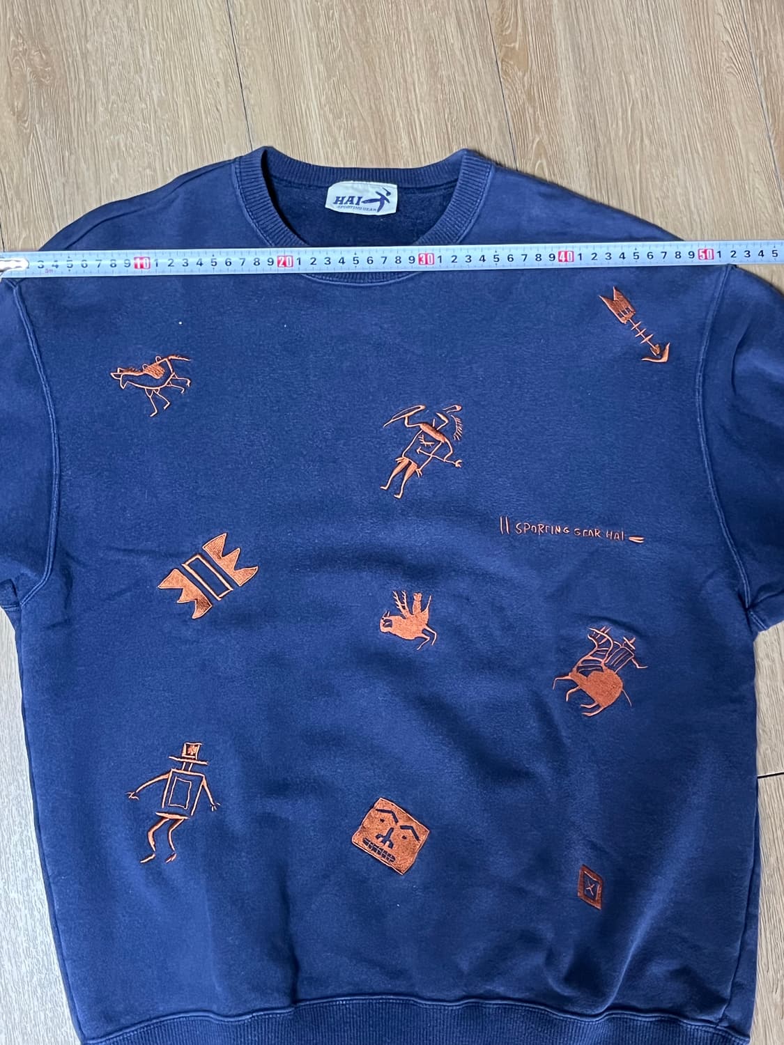 HAI sporting gear 네이비 맨투맨 상품이미지8