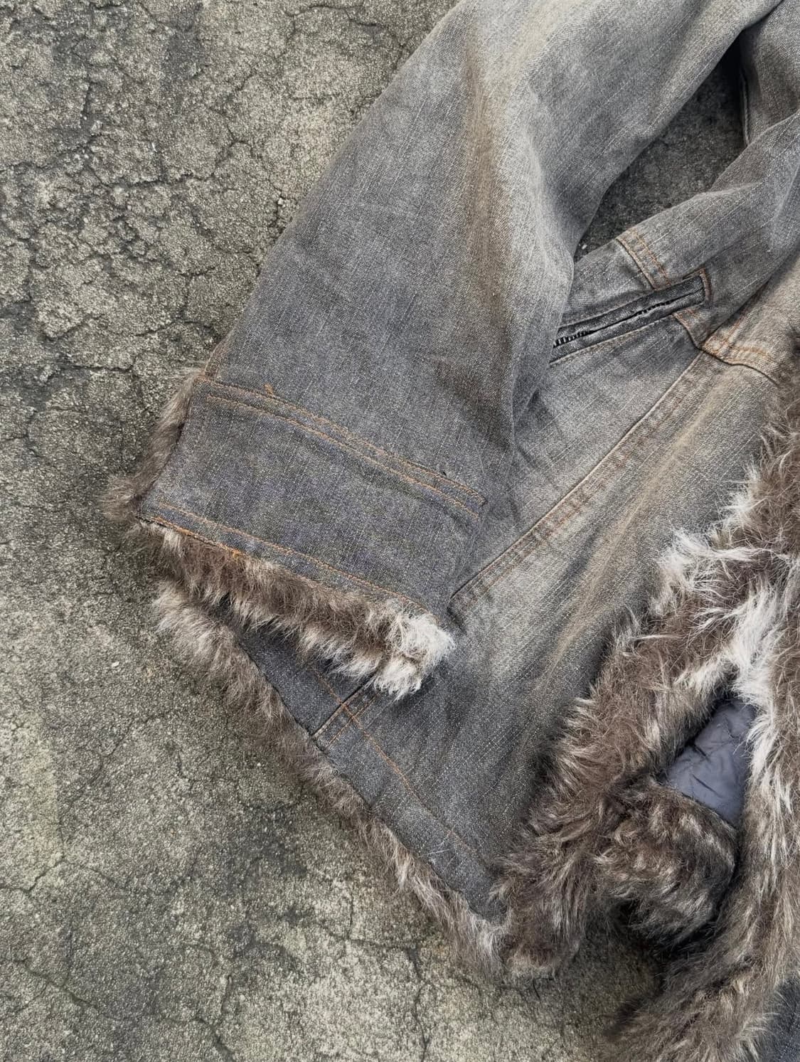 Fur Denim Jacket 상품이미지3