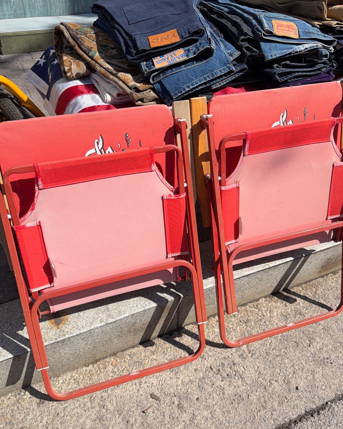 빈티지 소품 1998년 코카콜라 폴딩 체어 상품이미지6