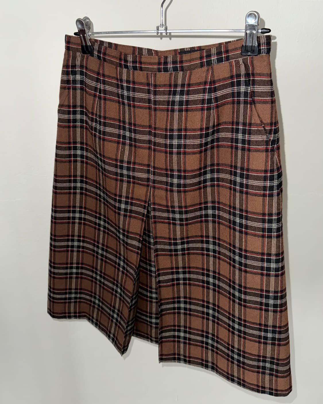 빈티지 체크 스커트 상품이미지4