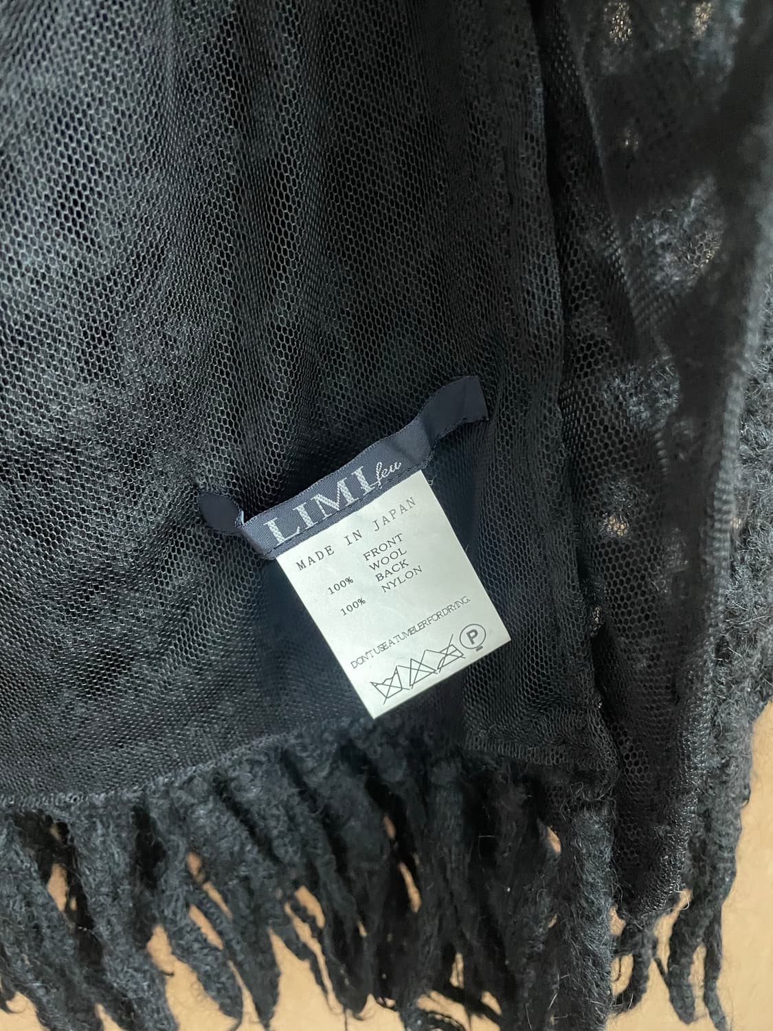 요지야마모토 리미푸 메쉬 레이어드 머플러 상품이미지6