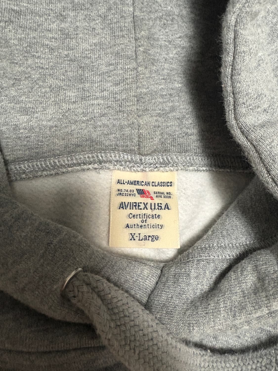 아비렉스 USA 후드티 상품이미지3